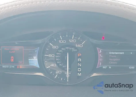 2012 Lincoln Mkx z USA, uszkodzony, nr VIN 2LMDJ8JK5CBL00603